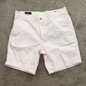 1901 Men's Soft Pink Flat Front Shorts
